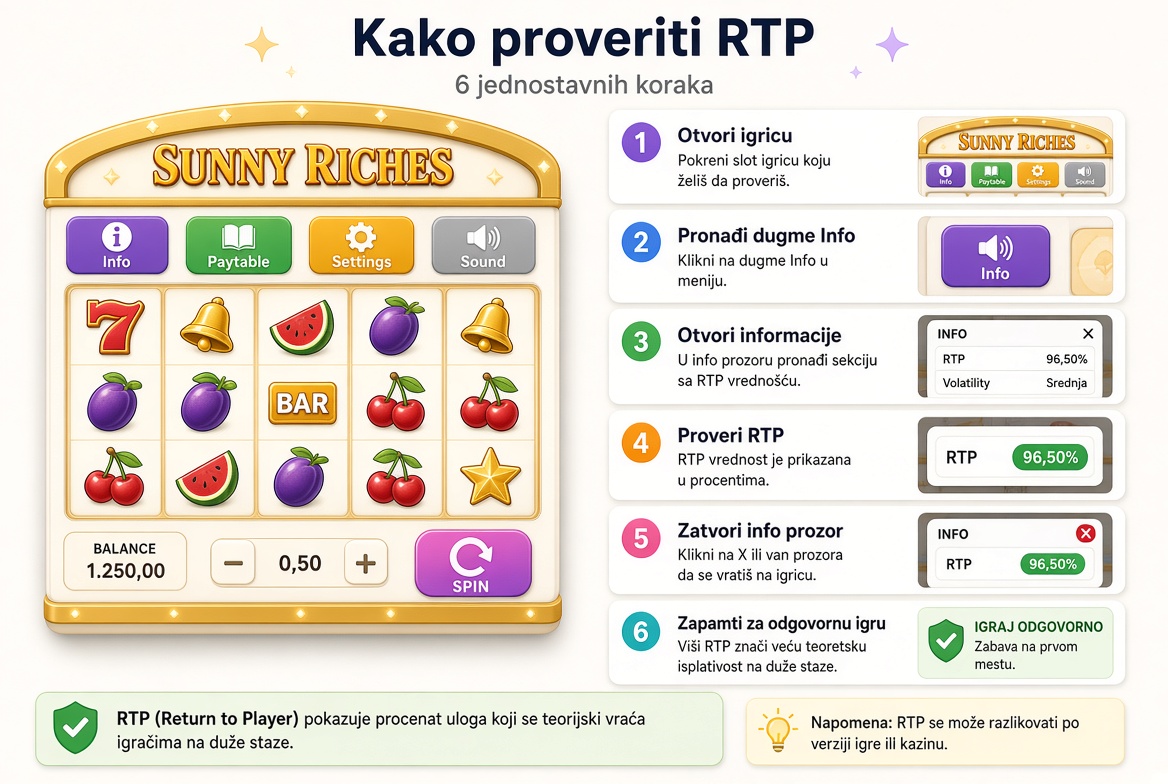 Kako da proveriš RTP korak po korak