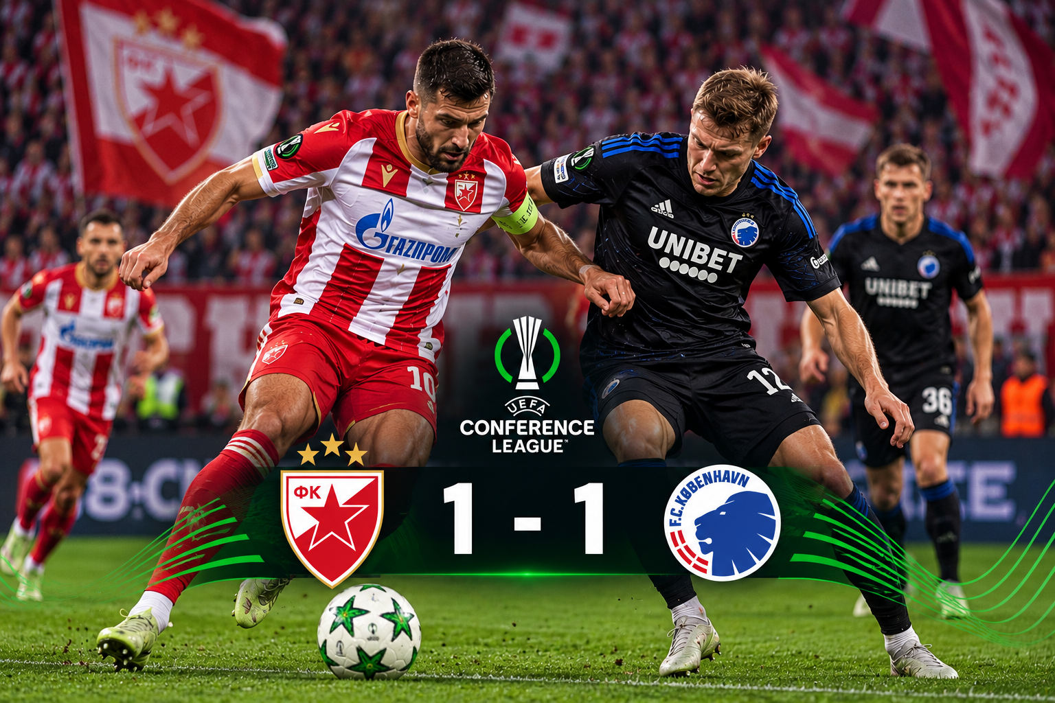 Zvezda i Kopenhagen opet nerešeno. Priča se ponavlja!