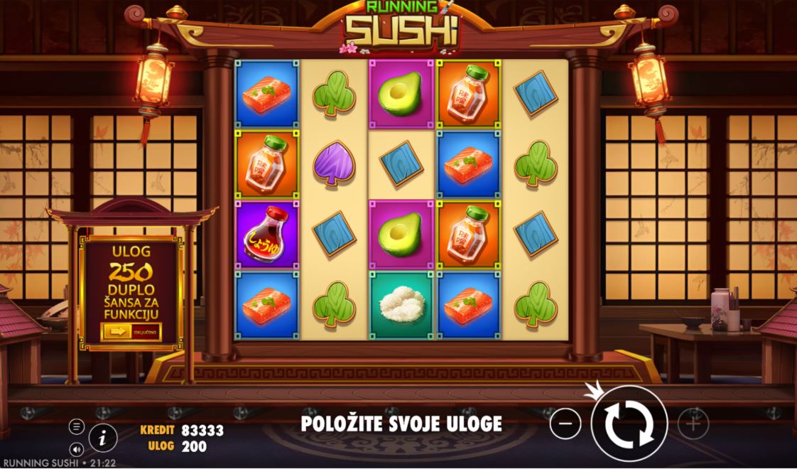 Bonusi i Posebne Funkcije Igre Running Sushi
