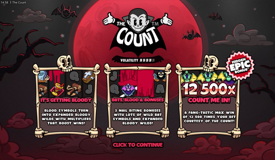 Bonusi i Posebne Funkcije Igre The Count